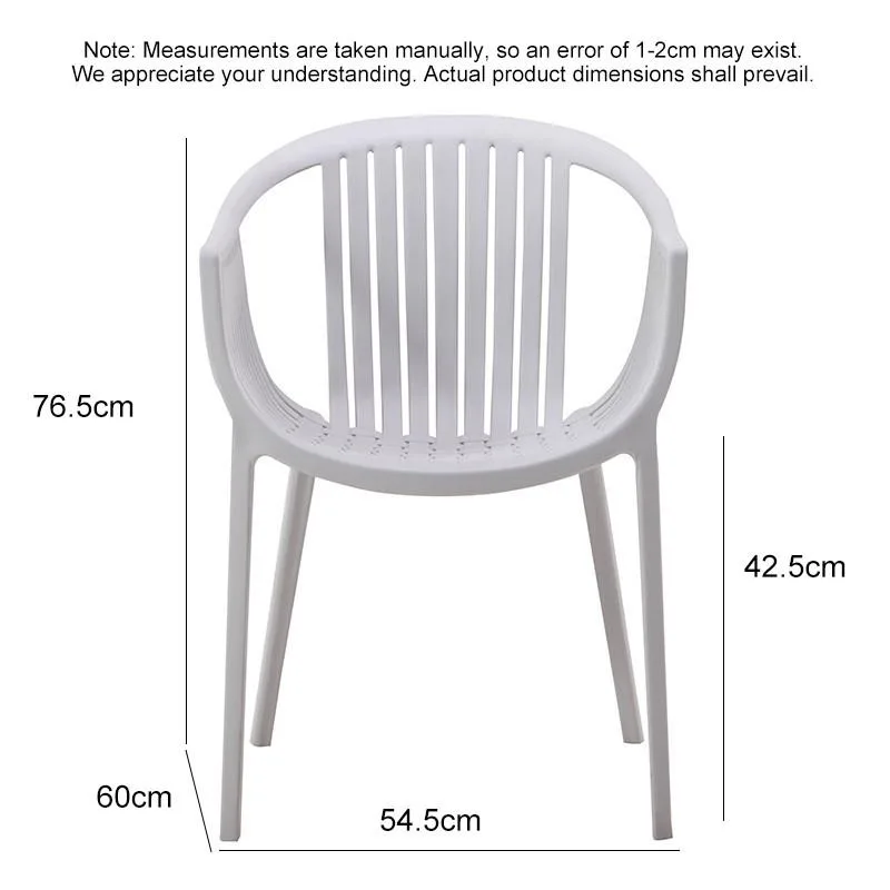 Plastic Chair Outdoor PP Leisure Chair Living Room Armchair Lazy Chair Kerusi plastik - Image 3