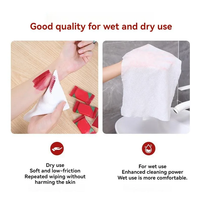 Compressed Towel Thick Travel Bath Towel Face Towel Absorbent Large Cotton Face Towel Tuala Mampat - Image 3