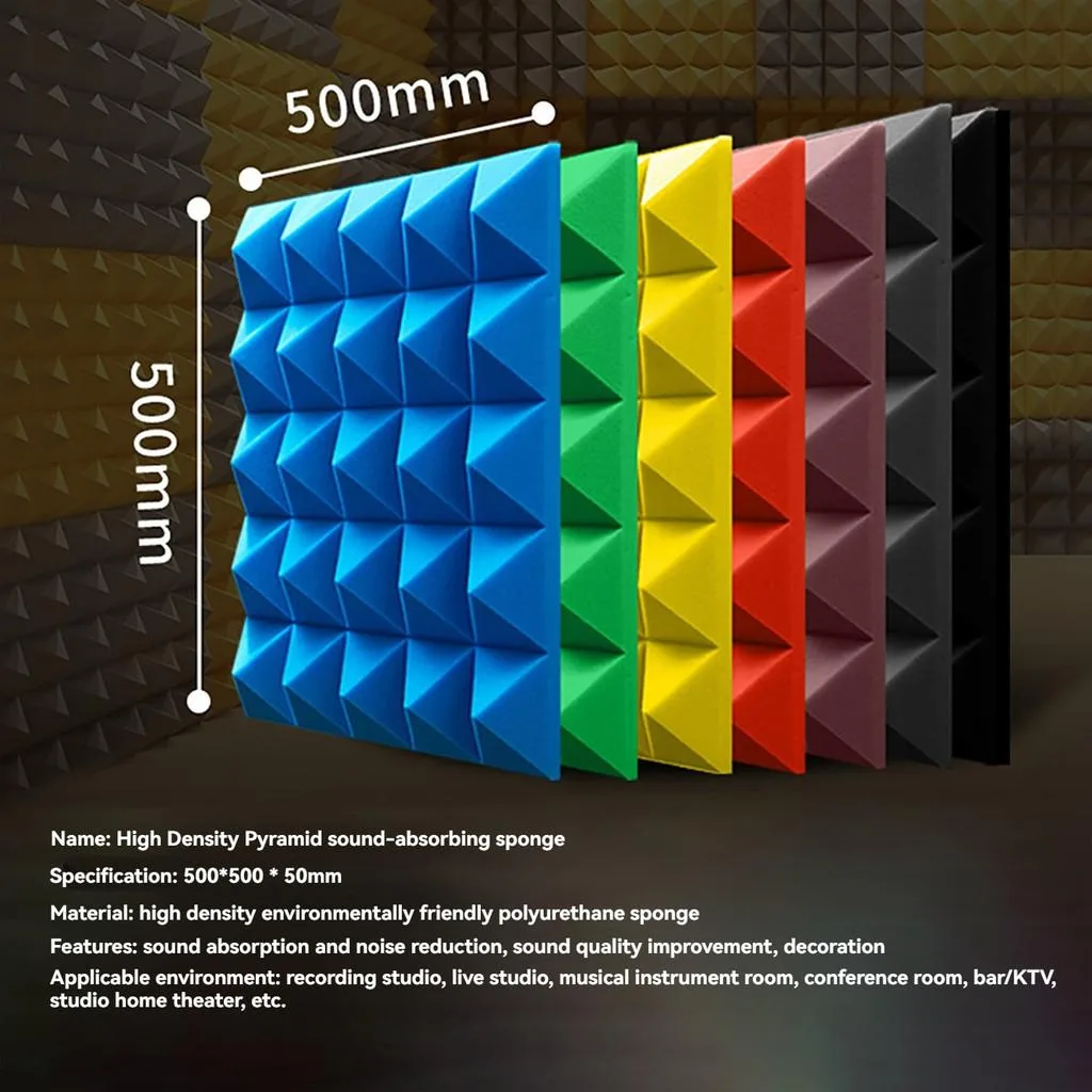 Self Adhesive Acoustic Foam Panels High Density Soundproof Studio Room Busa Kediangan - Image 3