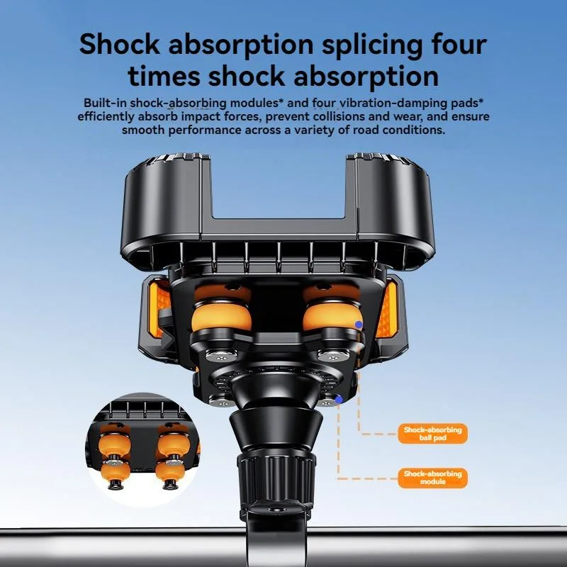Silicone Shockproof Phone Mount For Food Delivery Rider Electric Motorcycle Riding Gear Pemegang Telefon - Image 3
