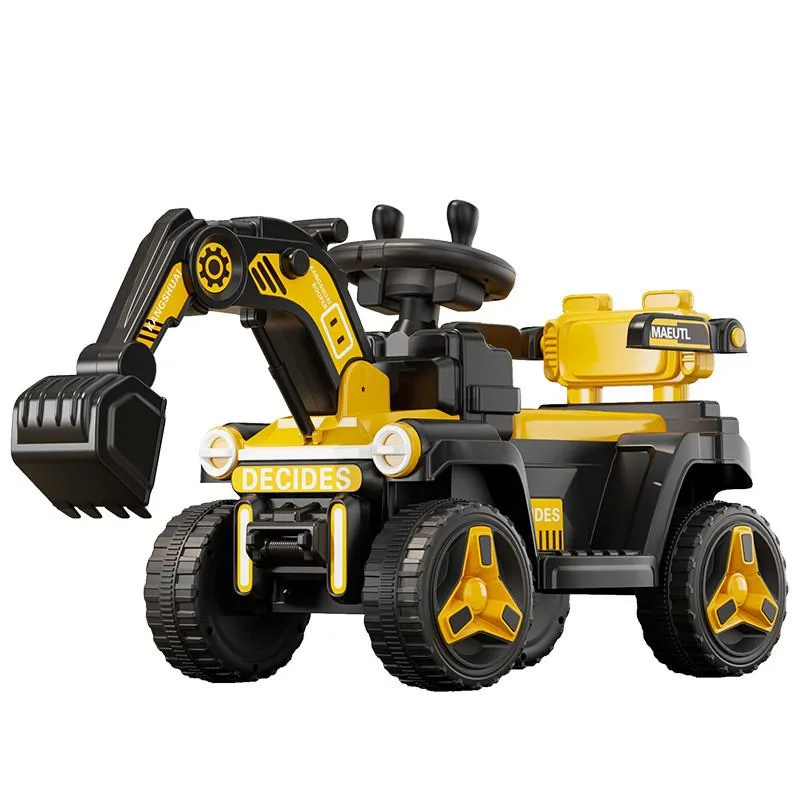 Kids Excavator Toy Car Dual Motor Ride On Electric Digger Ride-On Excavator Elektrik Untuk Kanak-kanak - Image 3