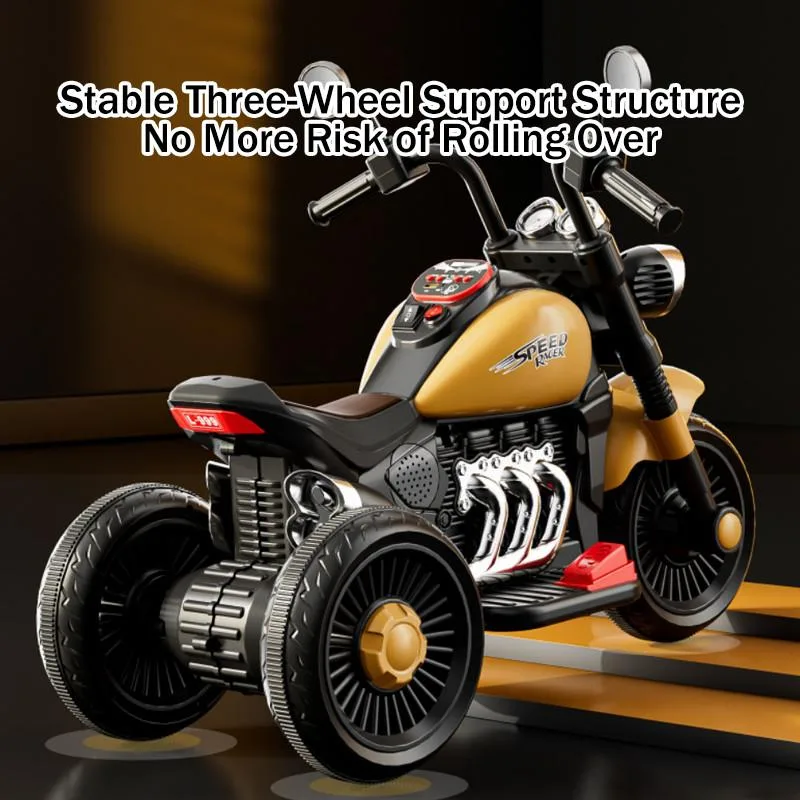 Kids Electric Motorcycle Rechargeable Tricycle Remote Control Toy Car Baby Electric Scooter Motosikal Elektrik - Image 3