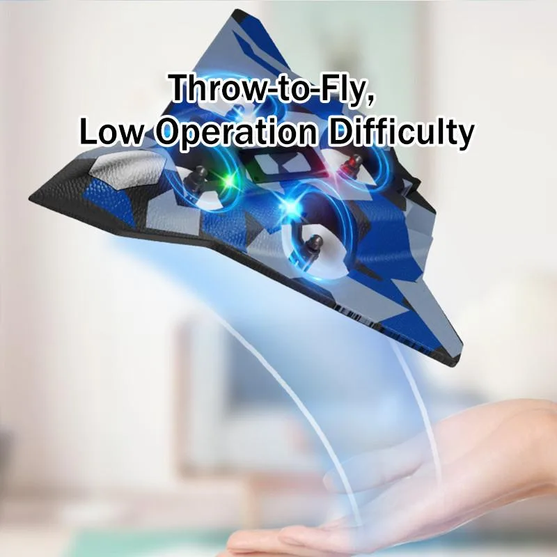 Stunt Looping Hand Throw Glider Foam Electric Jet Plane Remote Control Plane Model Kids Toy Pesawat Kawalan Jauh - Image 3