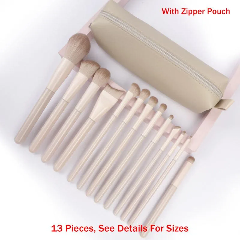 Makeup Brush Set Eyeshadow Blush Contour Nose Shadow Powder Brushes Complete Kit Set Berus Solek - Image 3
