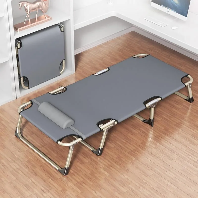 Katil Lipat Mudah Alih, Katil Tunggal untuk Pejabat Tidur Sebentar, Katil Lipat Teman Hospital & Kerusi Rehat - Image 3