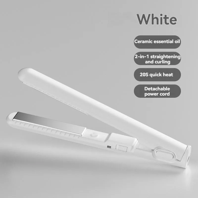 Pelurus Rambut Mini USB Mudah Alih, 2-dalam-1 Pengeriting & Pelurus untuk Asrama Pelajar - Image 3