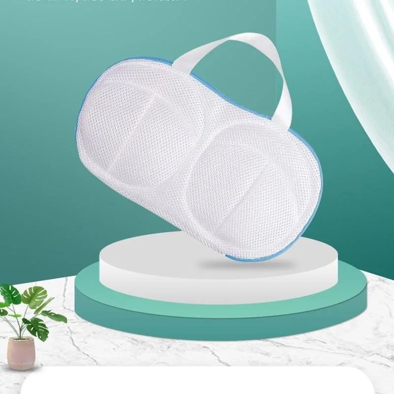 Beg Basuh Bra Jaring Tahan Lasak, Poliester Anti-Deformasi dengan Penutupan Zip - Image 3