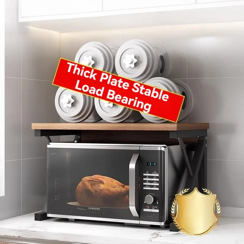 Rak Microwave Berbilang Tingkat Multifungsi Untuk Perasa & Ketuhar - Image 4
