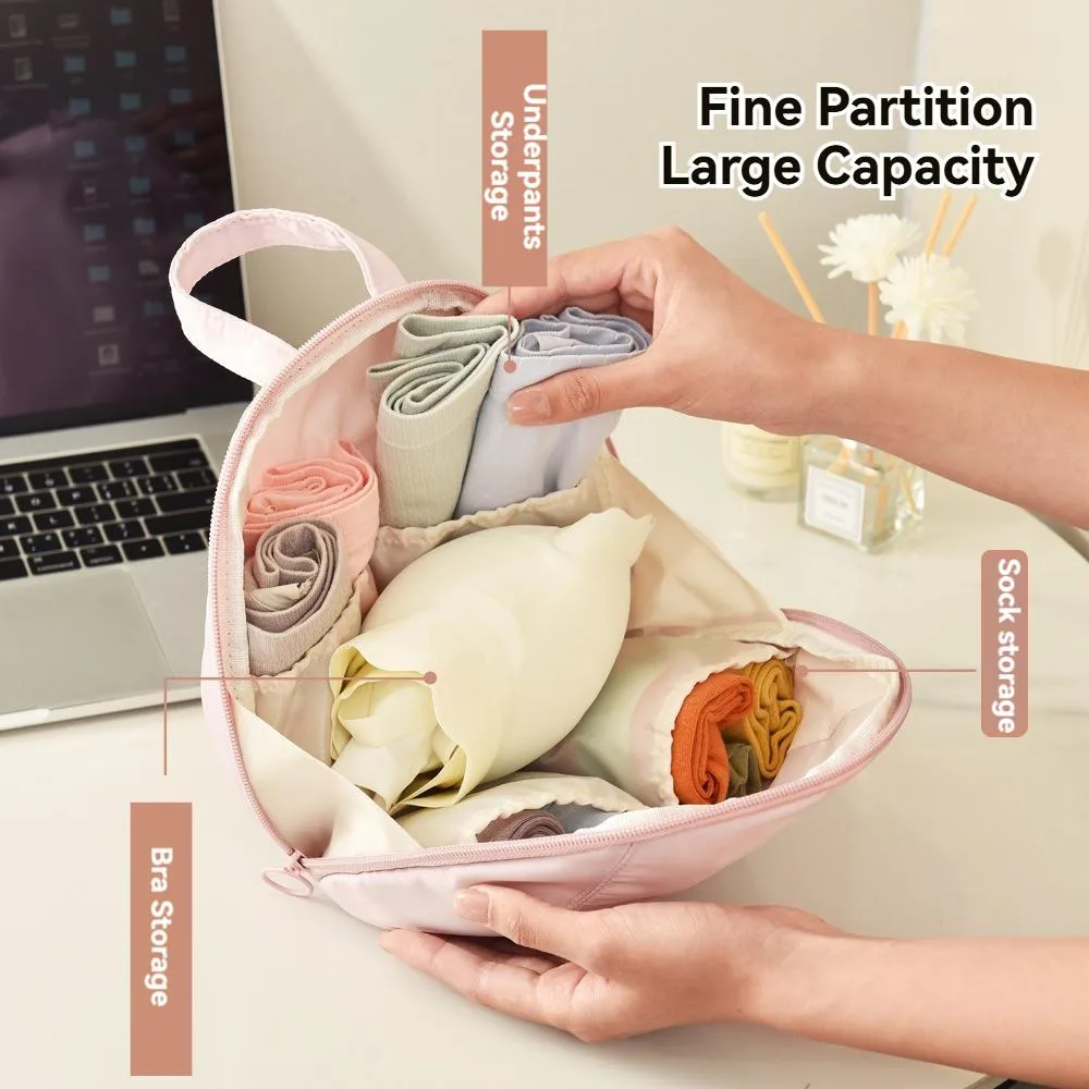 Beg Simpanan Pakaian Dalam Travel Portable Penyusun Coli Stoking Bra Lingerie Pouch Baru - Image 4