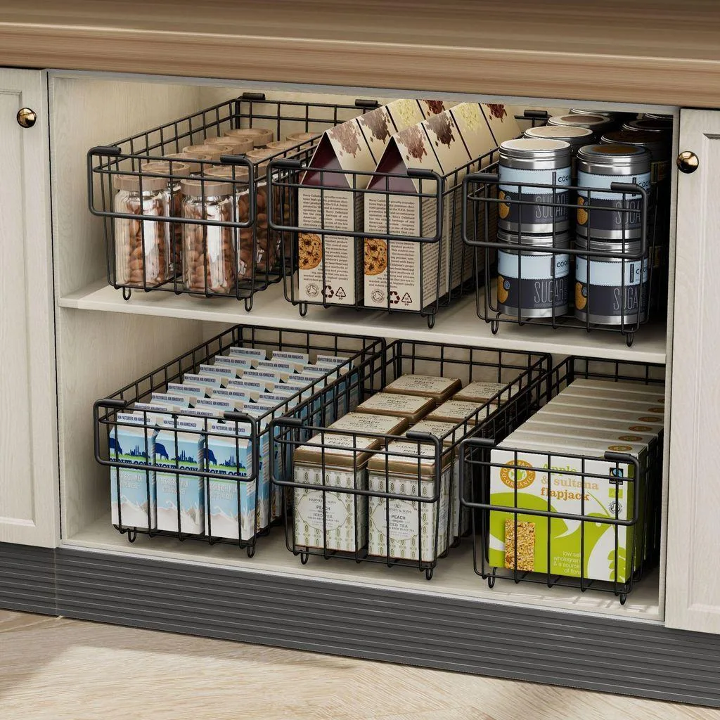 Rak Penyimpanan Peti Sejuk Tetap Bakul Beku Laci Kabinet Dapur Organizer Serbaguna - Image 4