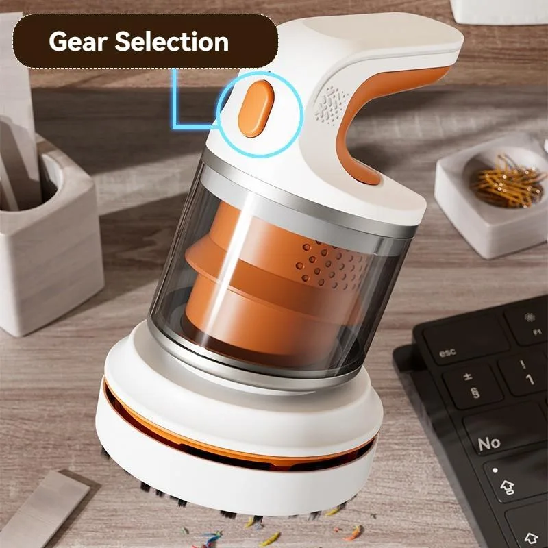 Beg Vakum Desktop Mini Terlaris USB Boleh Cas Kuat Pelbagai Fungsi Alat Pembersih Pejabat Kecil - Image 4
