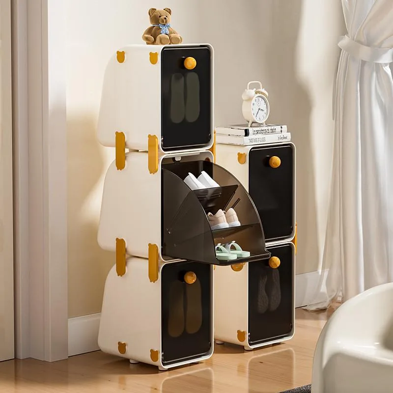 Kids Shoe Rack Storage Organizer Children Footwear Cabinet Shelf Stand Rak Kasut Budak - Image 4