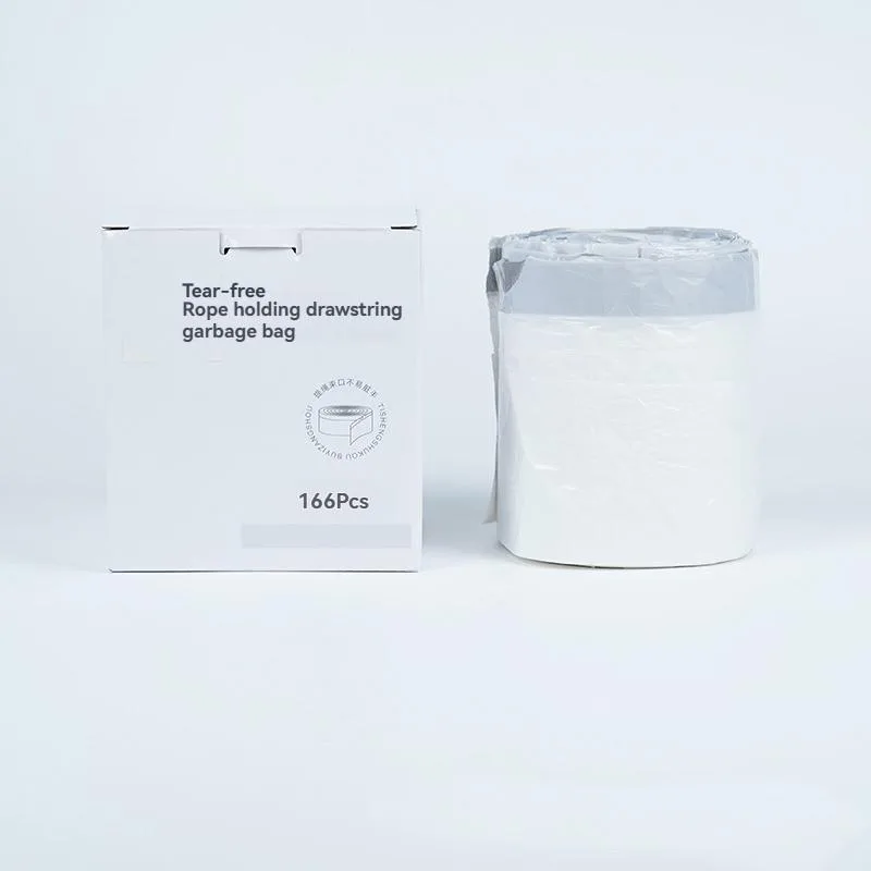 Drawstring Trash Bags Heavy Duty Box Pack Kitchen Garbage Bags Thick Plastic Handle Beg Sampah Bertali - Image 4
