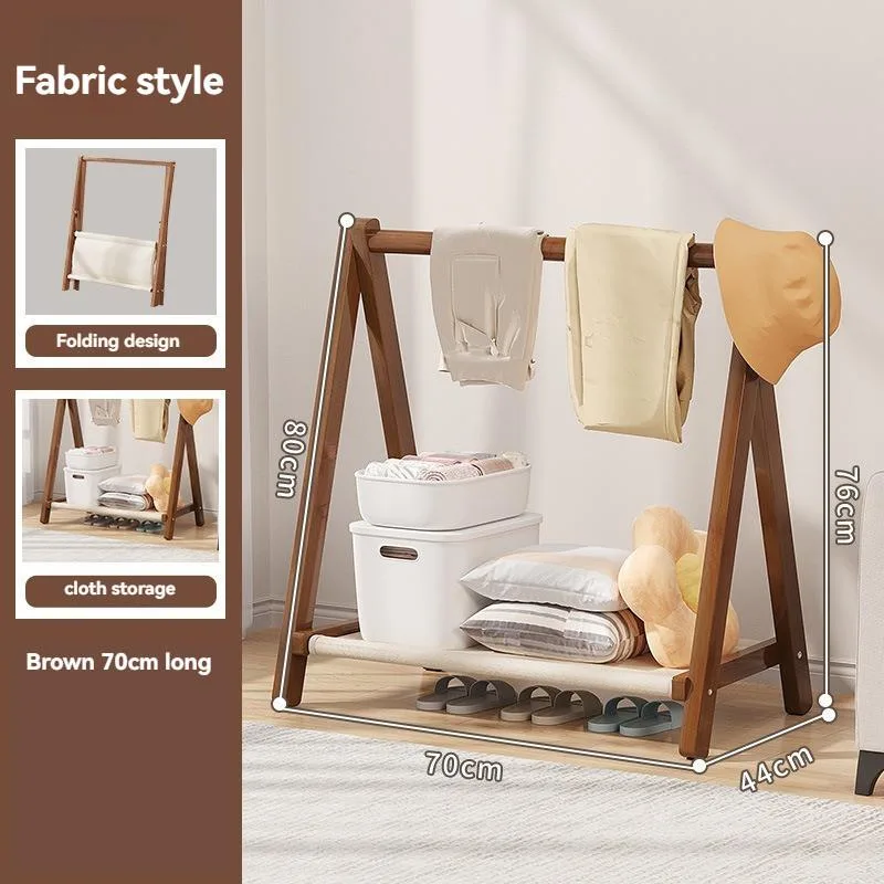 Freestanding Clothes Rack Small Garment Storage Stand Rak Pakaian Kecil - Image 4