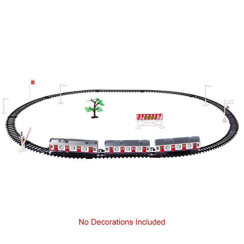 Kids Electric Track Train Toy Retro High Speed Rail Simulation For Boys Kereta Api Mainan Berlandasan - Image 4