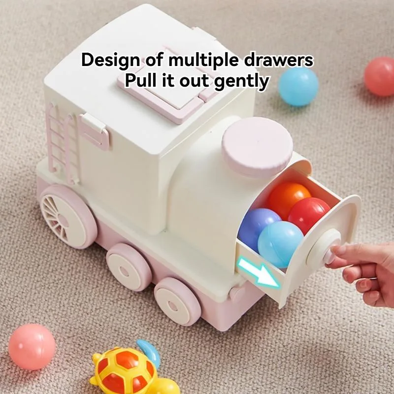 Cartoon Train Kids Toy Storage Organizer Box Multi-Functional Medicine First Aid Kit Kotak Simpanan Kartun - Image 4