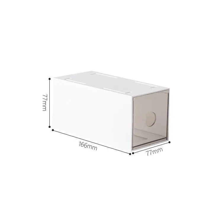 Drawer Type Clear Acrylic Badge Storage Box For Desktop Kotak Simpanan - Image 4