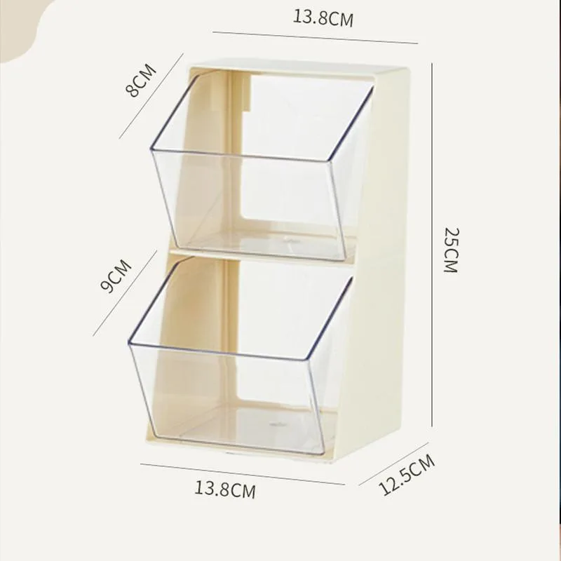 Transparent Tea Bag Storage Box Desktop Coffee Organizer for Office Pantry Kotak Simpanan uncang teh - Image 4