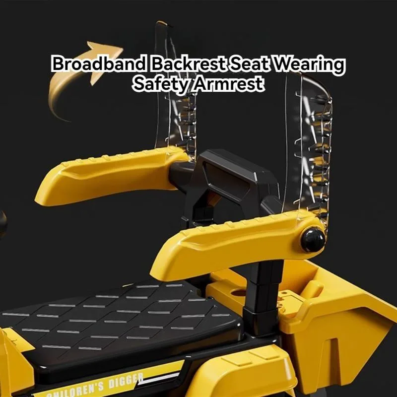Large Electric Excavator Toy for Kids Rechargeable Construction Digger Truck Engineering Vehicle Jengkaut Elektrik - Image 4