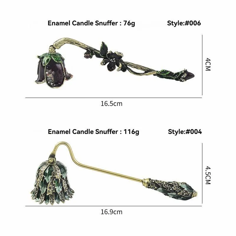 Vintage Candle Snuffer Aromatherapy Extinguisher Handheld Brass Decorative Bell Pemadam Lilin - Image 4
