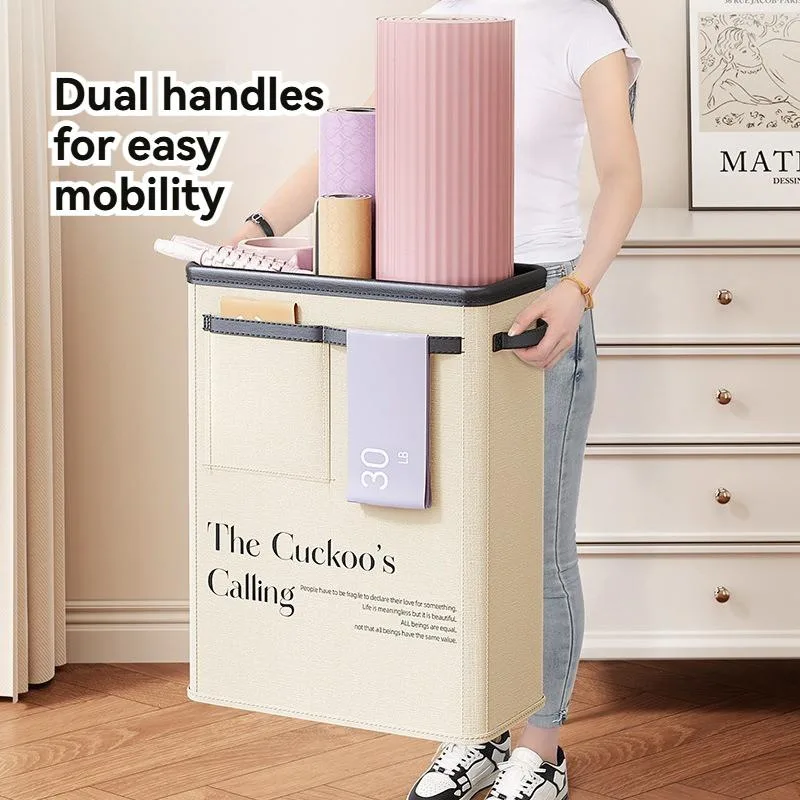Foldable Yoga Storage Box Sports Equipment Organizer Basket Home Storage Bin Kotak Penyimpanan Yoga Boleh Lipat - Image 4