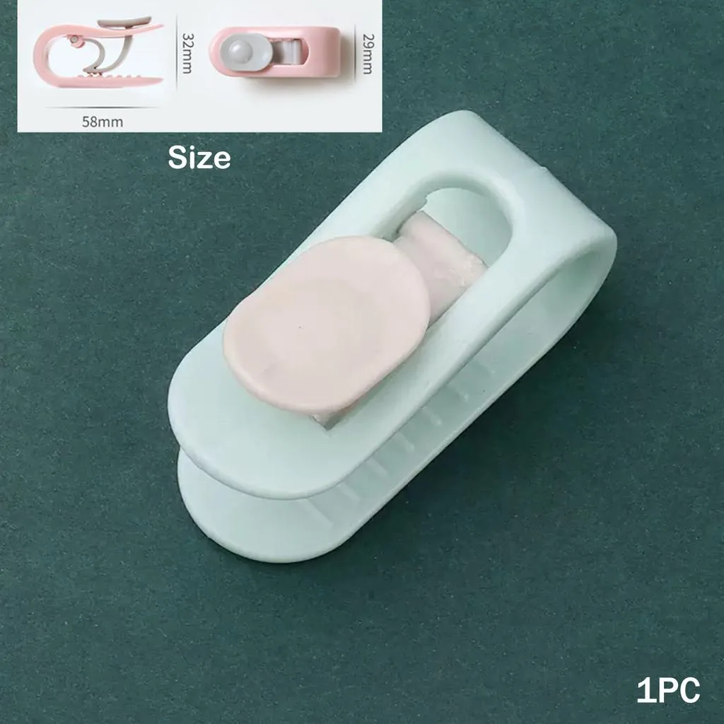 1PC Needle Free Quilt Clip Thumb Buckle Bed Sheet Duvet Cover Fastener AntiSlip Sock Holder Penyangkut selimut - Image 4