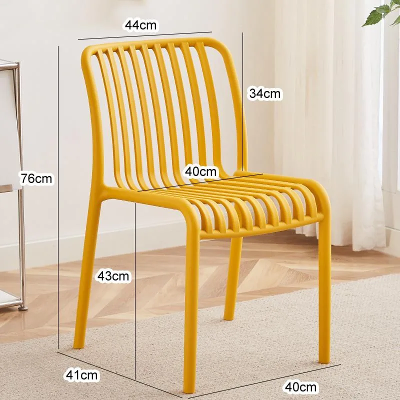 Stackable Plastic Leisure Chair Outdoor Balcony Garden Patio Relax Chair Kerusi plastik - Image 4