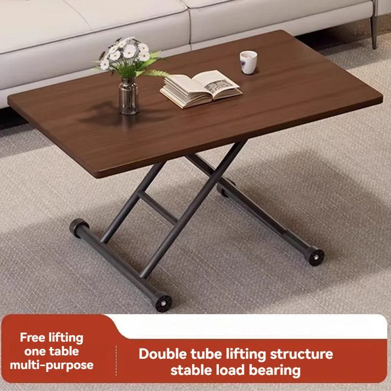 Adjustable Foldable Coffee Table Portable Laptop Desk Mobile Dining Office Home Meja Kopi - Image 4