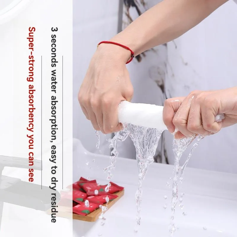 Compressed Towel Thick Travel Bath Towel Face Towel Absorbent Large Cotton Face Towel Tuala Mampat - Image 4