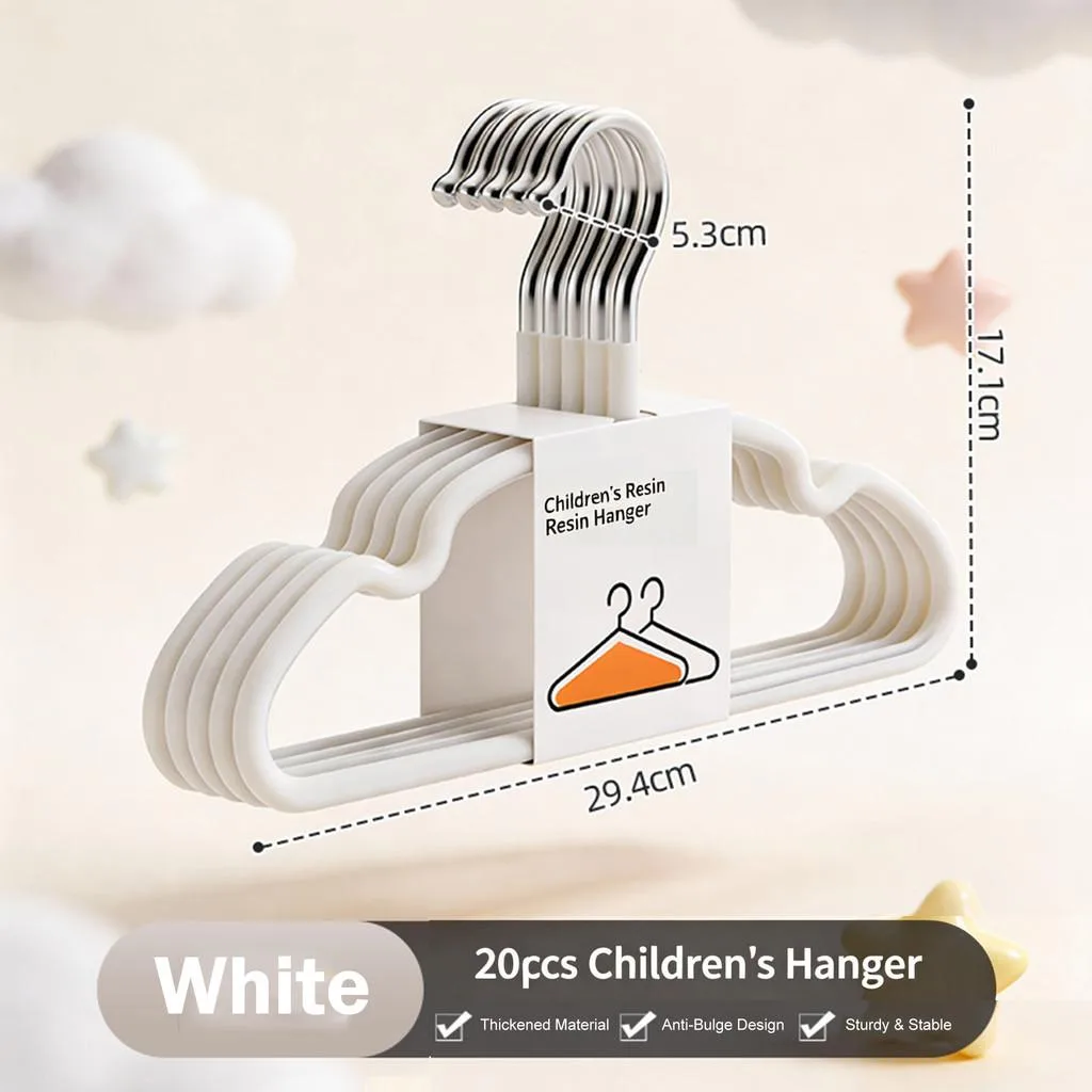 Kids Baby Hanger Anti Slip Thickened Non Mark Children Clothes Rack Home Laundry Penyangkut Baju kanak-kanak - Image 4