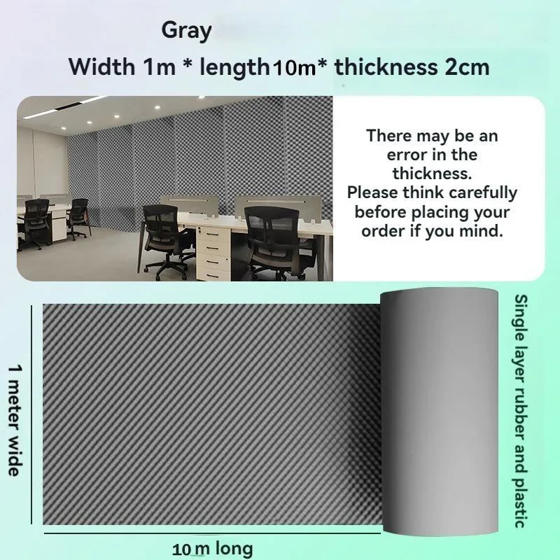 Soundproof Foam Wall Panel Acoustic Absorption Noise Reduction For Bedroom Home Studio Drum Room Busa Penyerap Bunyi - Image 4