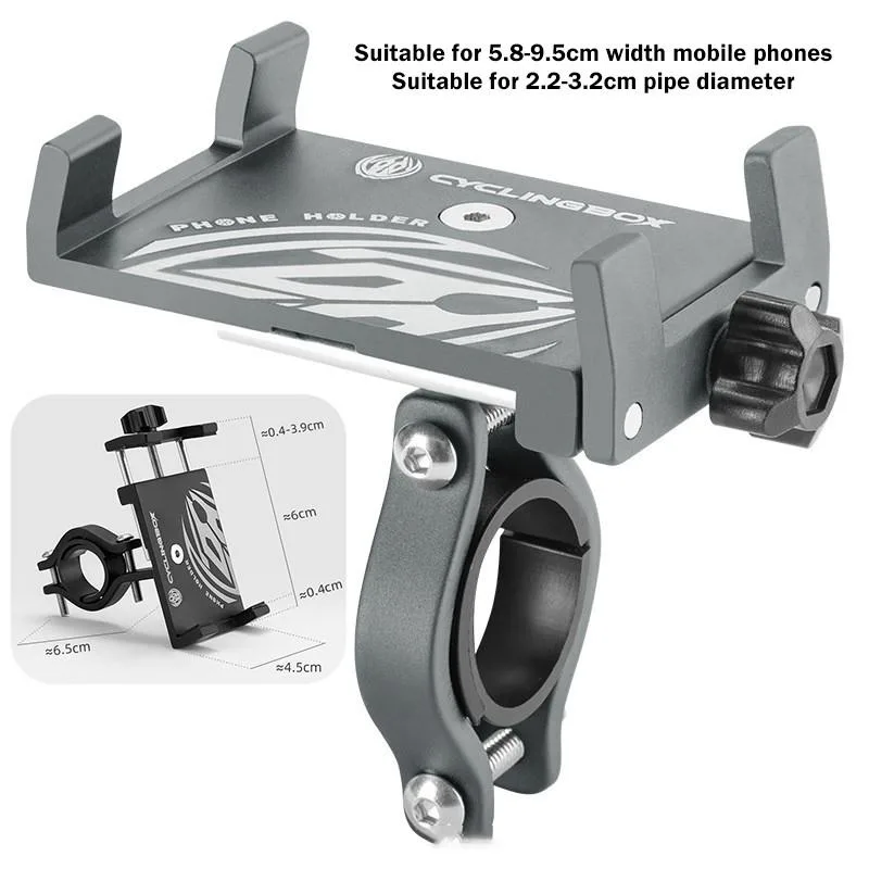 Four Claw Shockproof Anti Drop Portable Phone Navigation Mount For Mountain Bike Bicycle Pemegang Telefon - Image 4