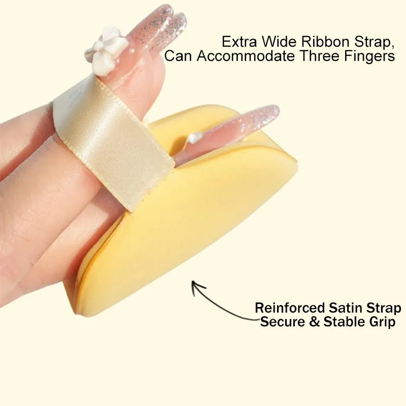 Butter Biscuit Makeup Sponge Dual Use Dry And Wet Beauty Blender Cushion Powder Puff Span Solek - Image 4