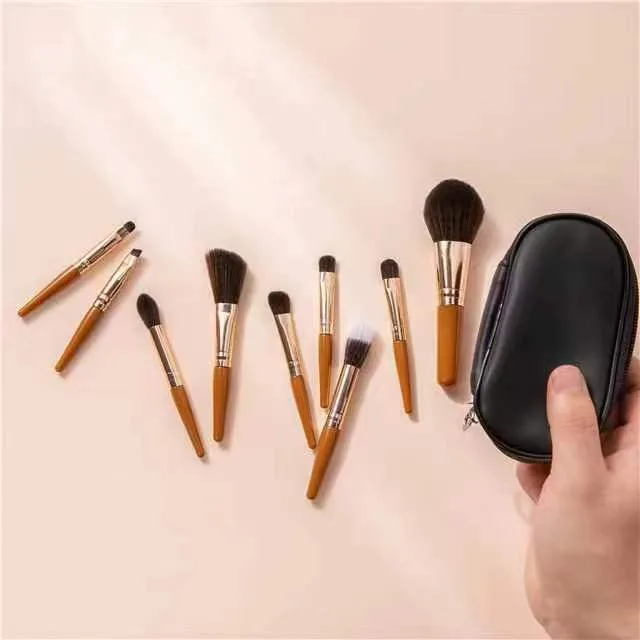 Makeup Brush Set Portable Travel Complete Brushes Kit For Beginners Set Berus Solek - Image 4