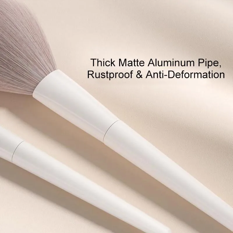 Makeup Brush Set Eyeshadow Blush Angled Eyeliner Powder Brushes Complete Kit Set Berus Solek - Image 4