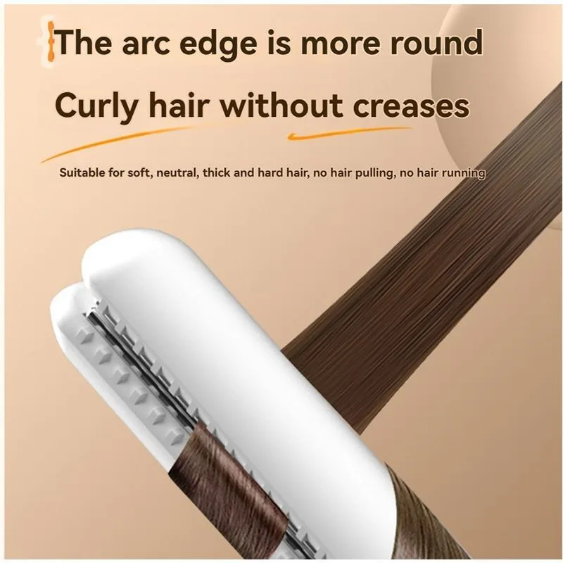 Pelurus Rambut Mini USB Mudah Alih, 2-dalam-1 Pengeriting & Pelurus untuk Asrama Pelajar - Image 4