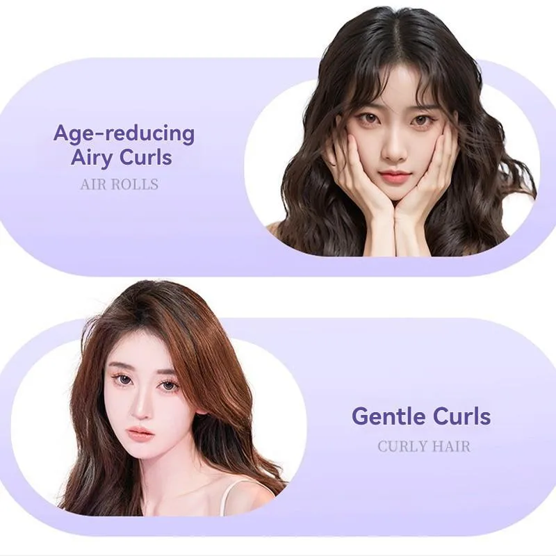 Mesin Penggulung Rambut Automatik 28mm, Alat Penggaya Rambut Elektrik Gelombang Besar dengan Penjagaan - Image 5