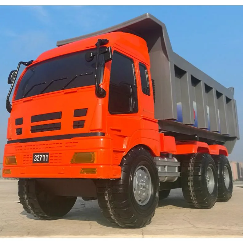 Trak Mainan Saiz Besar Model Kenderaan Kejuruteraan Dump Truck Untuk Budak Lelaki - Image 5