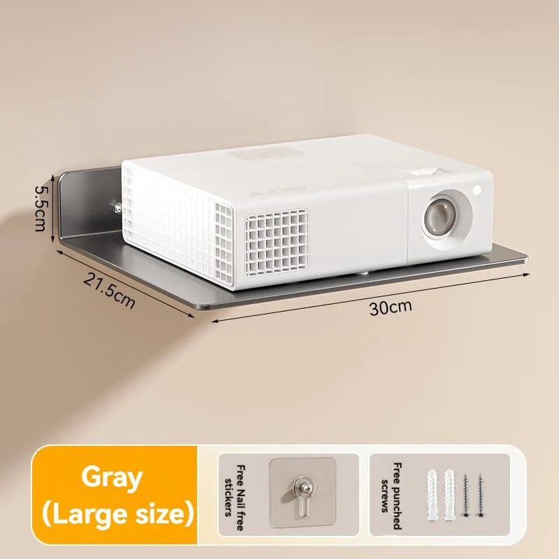 Penyangkau Proyektor Dinding Tanpa Tebuk Lubang Untuk Katil Routers Set Top Box Rak Simpanan Serbaguna - Image 5