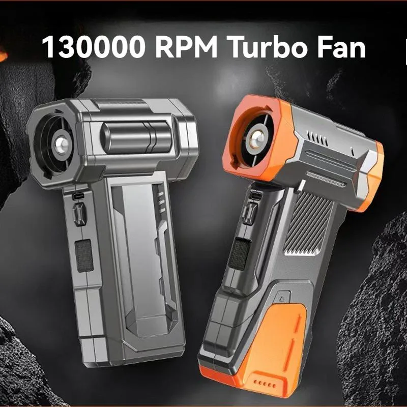 Peminjam Turbo Baharu Lampu Perkhemahan Luar 130K RPM Pegang Tangan Tiup Debu Penyedut - Image 5