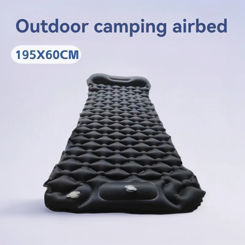 Thickened Moisture-proof Foldable Inflatable Mattress for Outdoor Camping & Sports Tilam Angin - Image 5