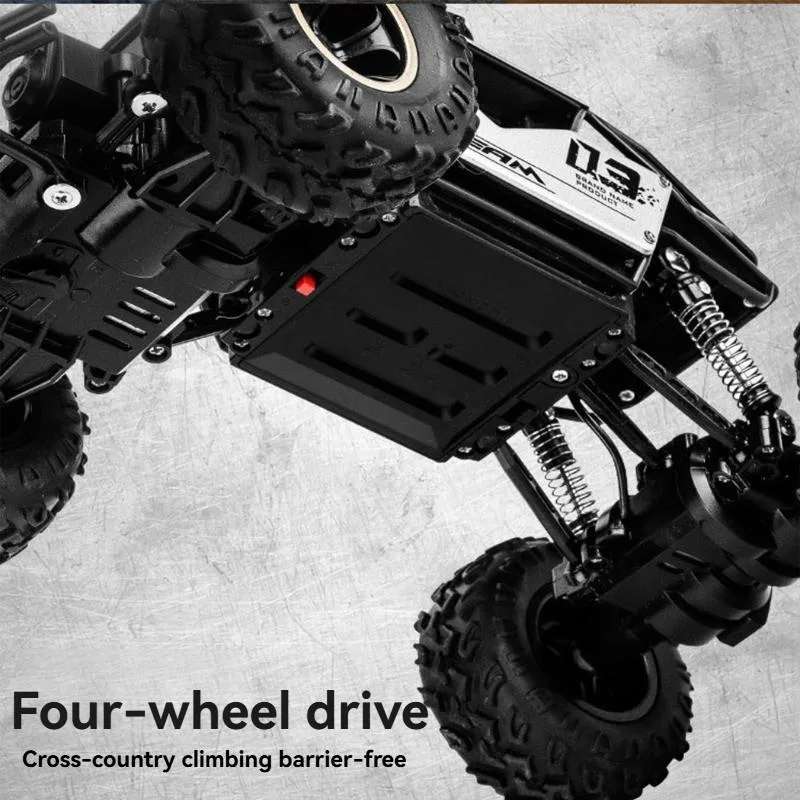 Rechargeable Remote Control Toy RC Drift Off Road Car 4WD Alloy Climbing Monster TruckKereta Kawalan Jauh - Image 5