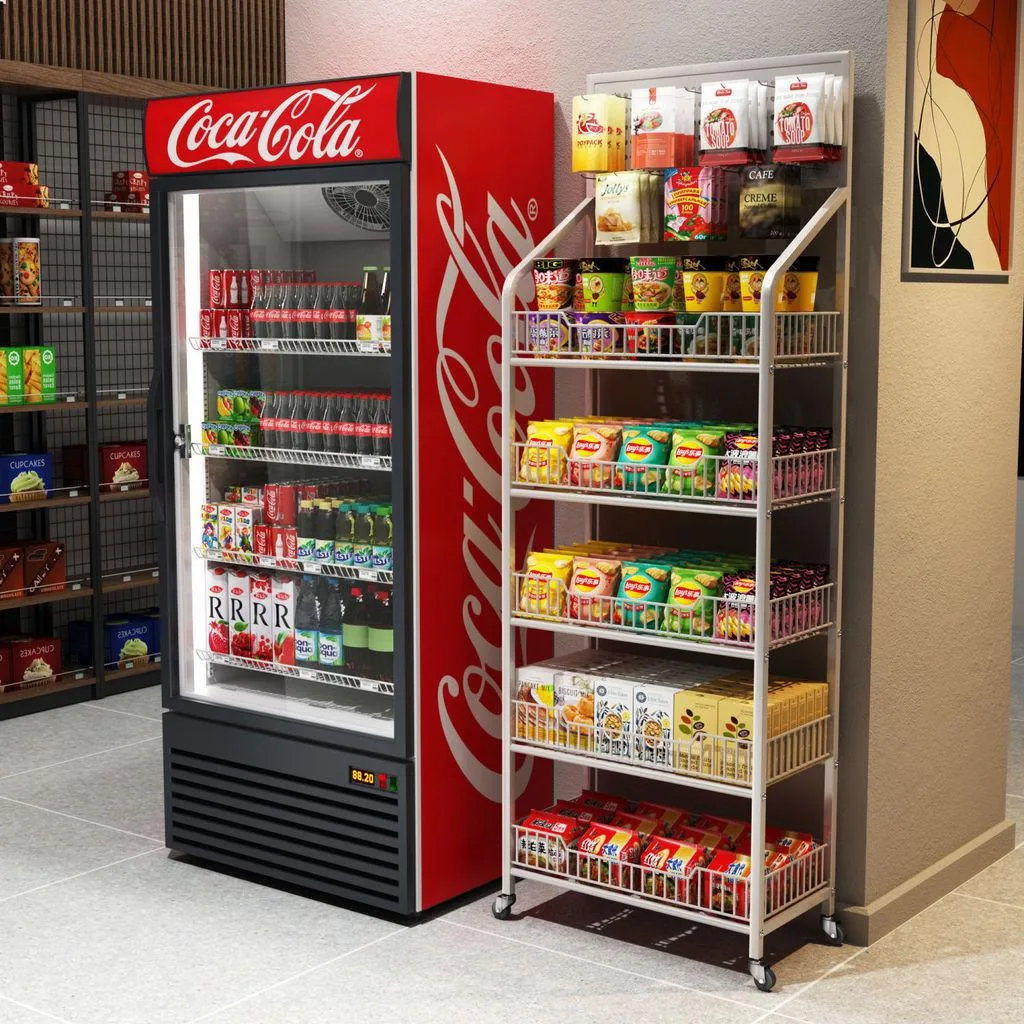 Multi Layer Convenience Store Checkout Counter Display Rack For Drinks Snacks Rak Simpanan - Image 5