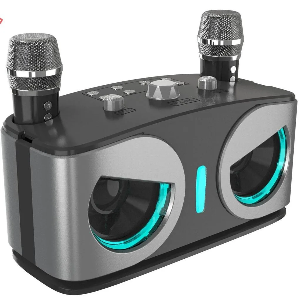 Portable Bluetooth Speaker with Microphone for Home Outdoor KTV Pembesar Suara Bluetooth - Image 5