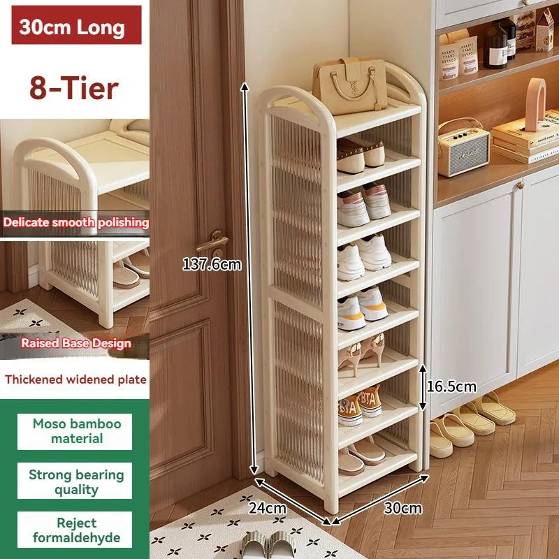 Shoe Rack Multilayer Space Saving Simple Shoe Cabinet for Doorway Living Room Bedroom Rak Kasut - Image 5