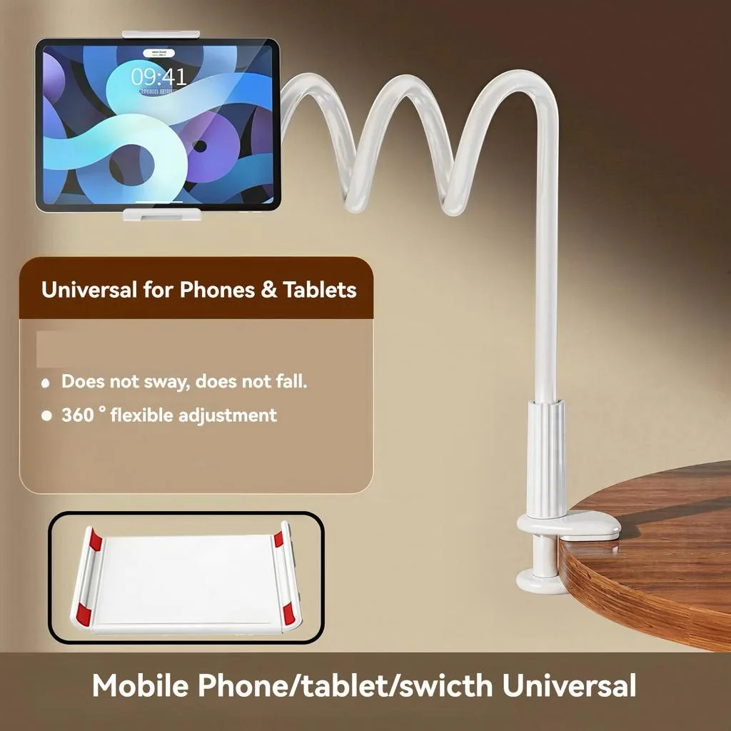 Phone Holder Stand Desktop Bed Stable Tablet Universal Pemegang Telefon - Image 5