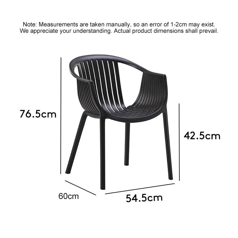 Plastic Chair Outdoor PP Leisure Chair Living Room Armchair Lazy Chair Kerusi plastik - Image 5