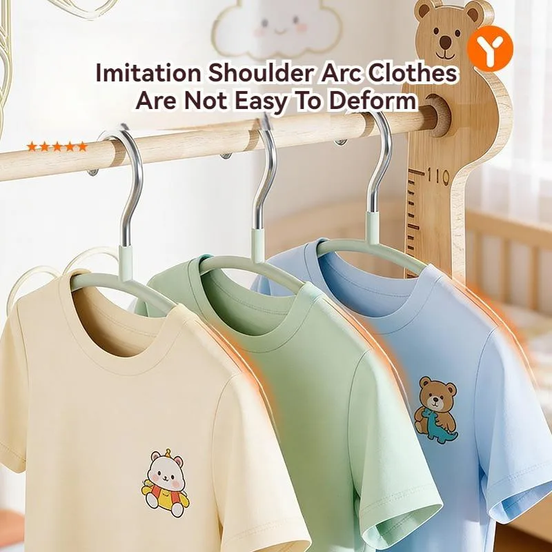 Kids Baby Hanger Anti Slip Thickened Non Mark Children Clothes Rack Home Laundry Penyangkut Baju kanak-kanak - Image 5
