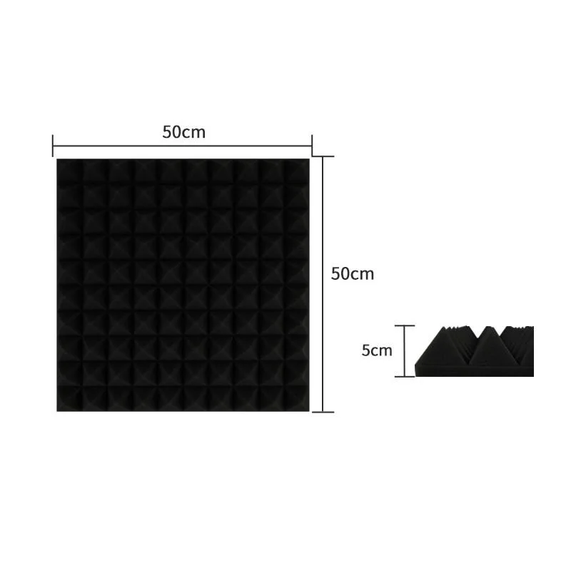 Self Adhesive Acoustic Foam Panels High Density Soundproof Studio Room Busa Kediangan - Image 5