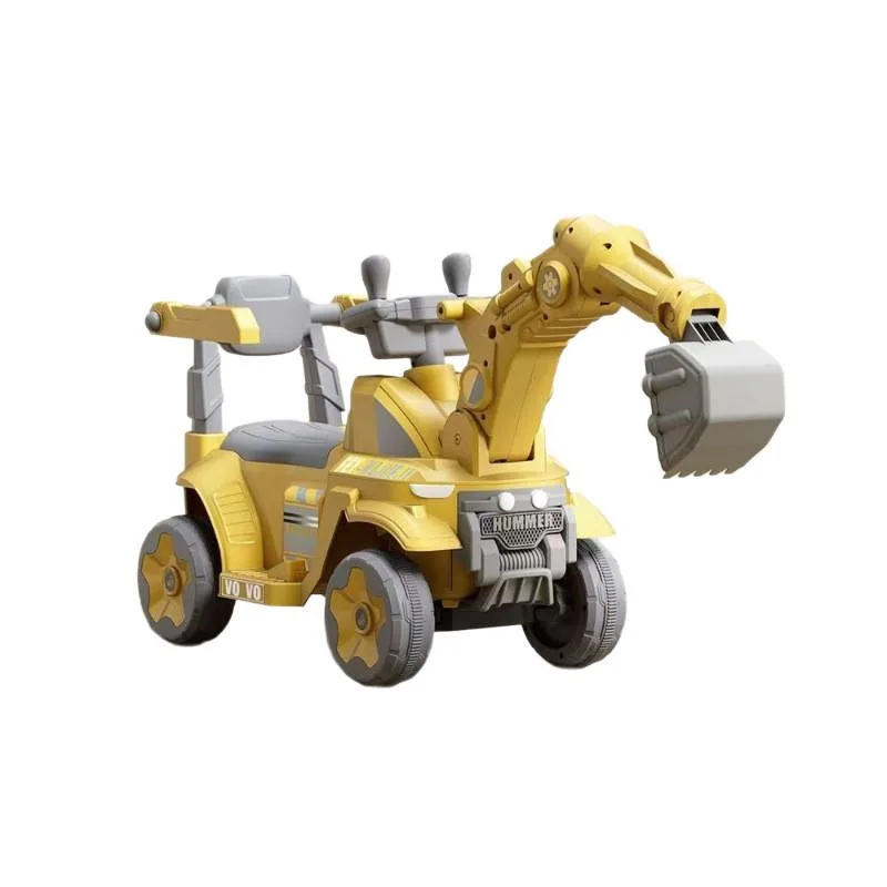 Kids Ride On Electric Excavator Toy Digger Car For Boys Pengorek Elektrik Untuk Kanak-kanak - Image 5
